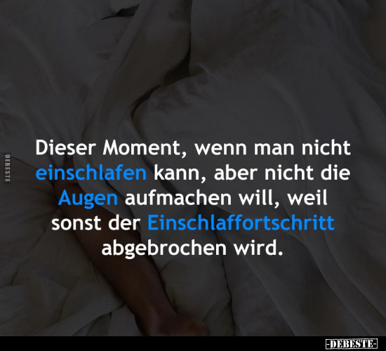 Dieser Moment, wenn man nicht einschlafen kann.. - Lustige Bilder | DEBESTE.de
