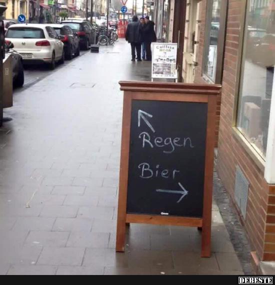 Wer will scho im Regen stehen?