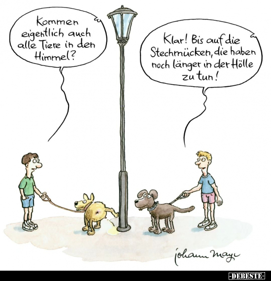 Kommen eigentlich auch alle Tiere in den Himmel?.. - Lustige Bilder | DEBESTE.de