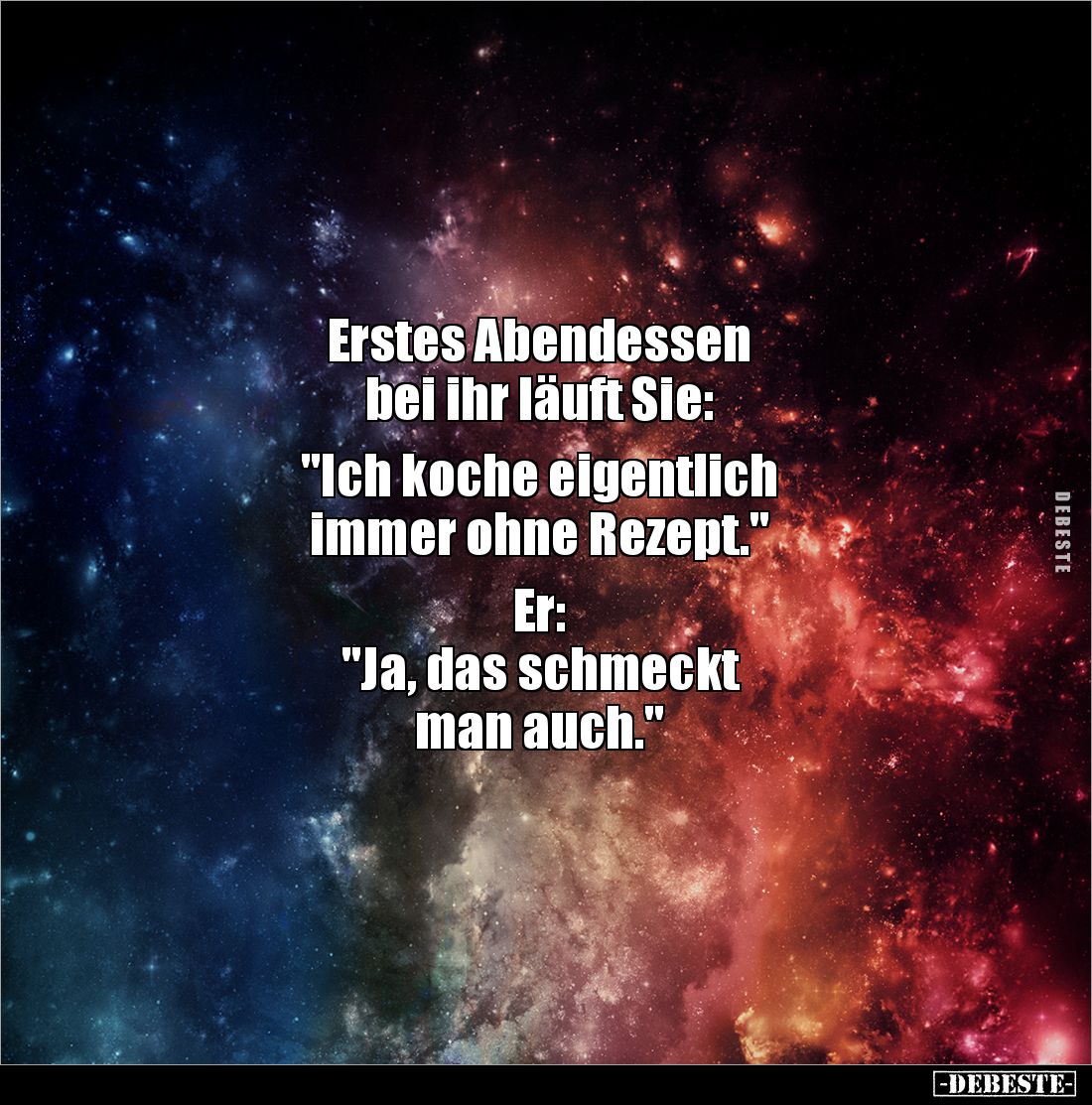 Erstes Abendessen bei ihr läuft Sie.. - Lustige Bilder | DEBESTE.de