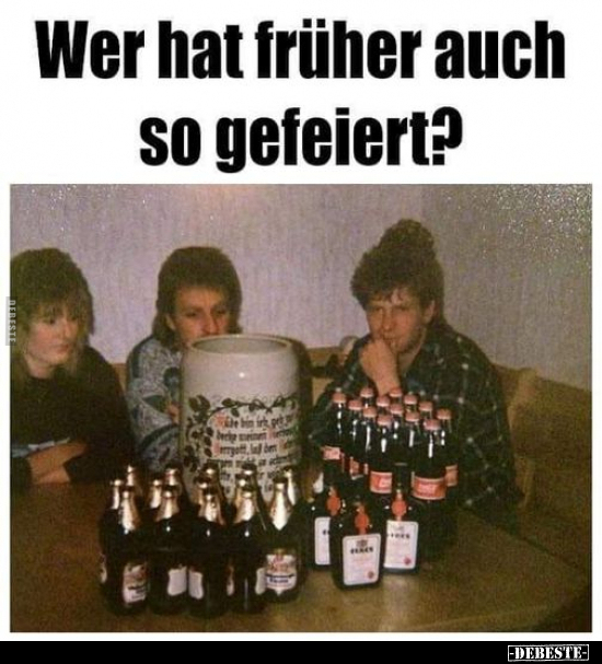 Wer hat früher auch so gefeiert?.. - Lustige Bilder | DEBESTE.de