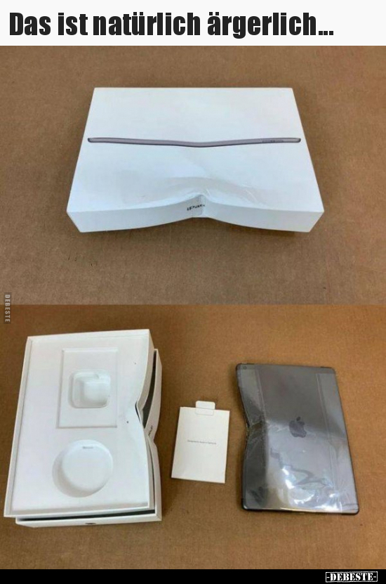 Das ist natürlich ärgerlich...