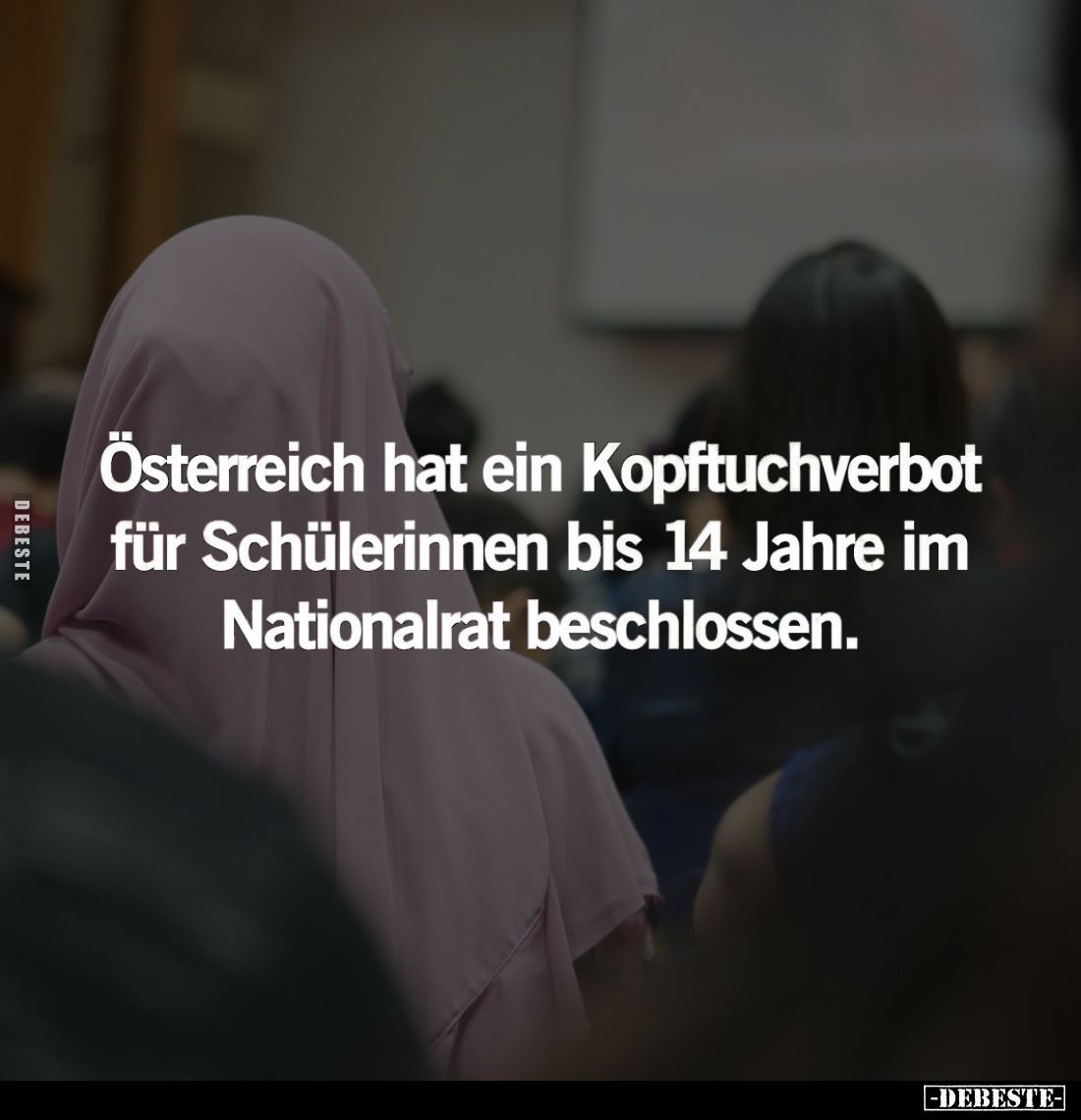 Österreich hat ein Kopftuchverbot.. - Lustige Bilder | DEBESTE.de