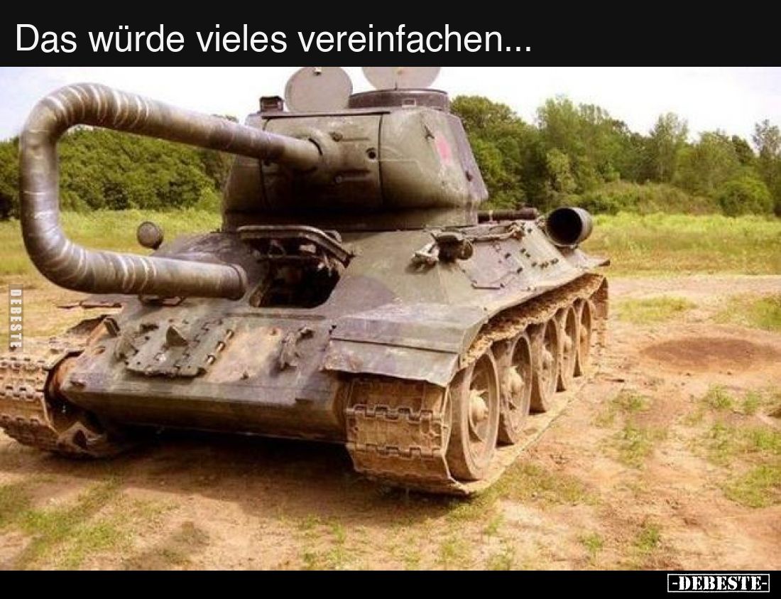 Das würde vieles vereinfachen...