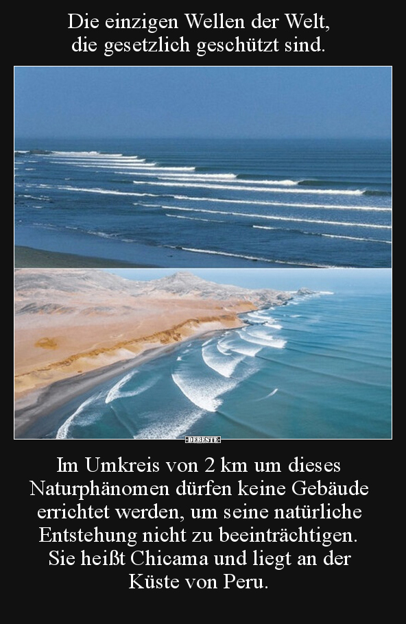 Die einzigen Wellen der Welt, die gesetzlich geschützt.. - Lustige Bilder | DEBESTE.de