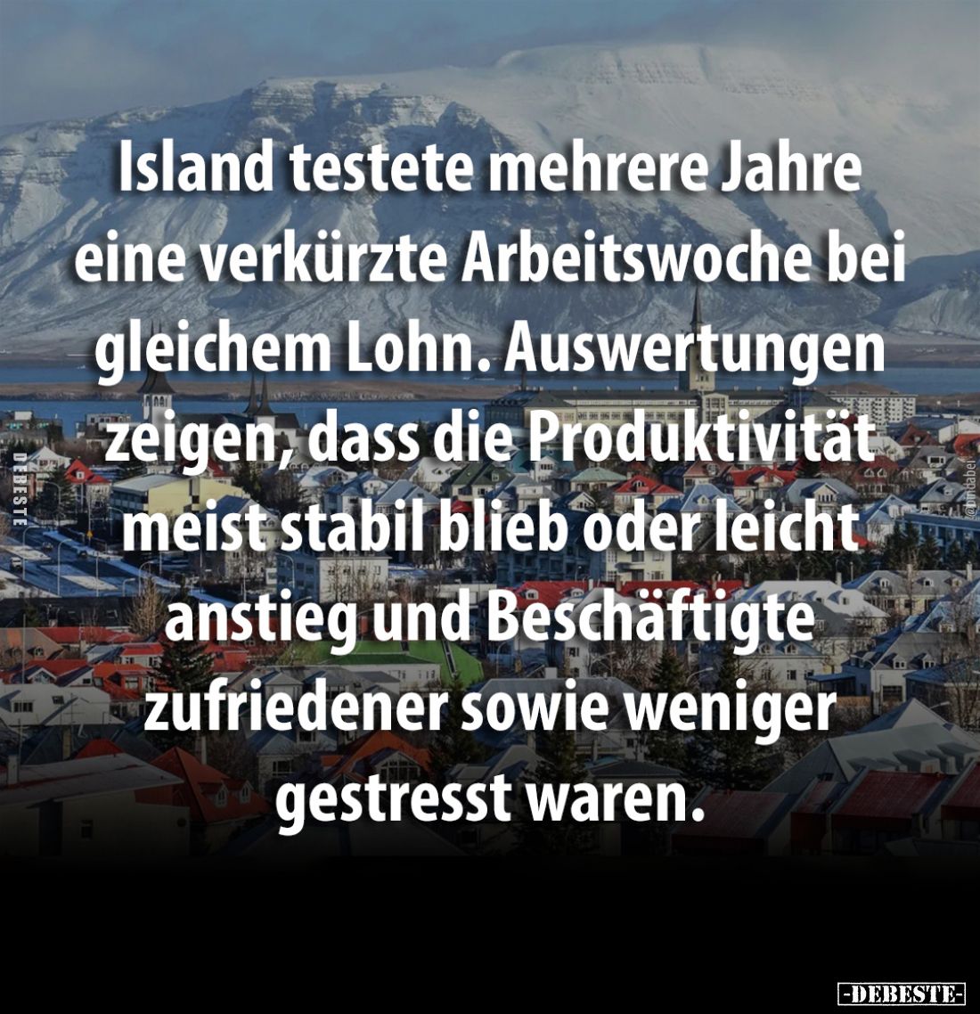 Island testete mehrere Jahre eine verkürzte Arbeitswoche bei gleichem Lohn. Auswertungen zeigen, dass die Produktivität meist...