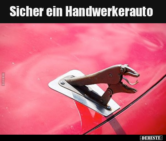 Sicher ein Handwerkerauto.. - Lustige Bilder | DEBESTE.de