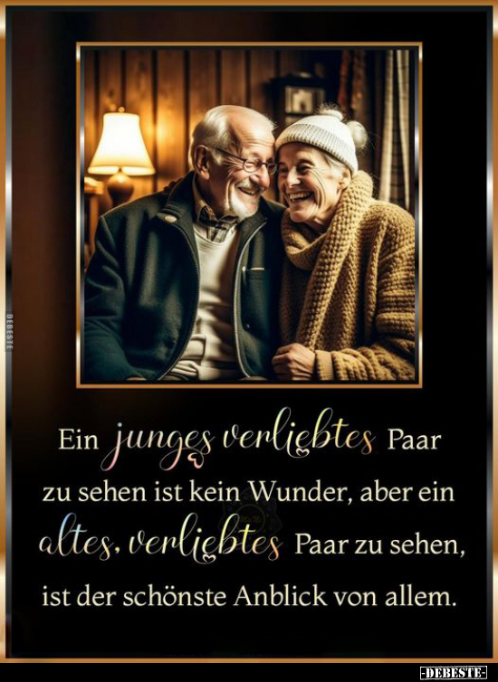 Ein junges verliebtes Paar zu sehen ist kein Wunder.. - Lustige Bilder | DEBESTE.de