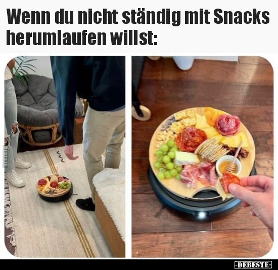 Wenn du nicht ständig mit Snacks herumlaufen willst.. - Lustige Bilder | DEBESTE.de