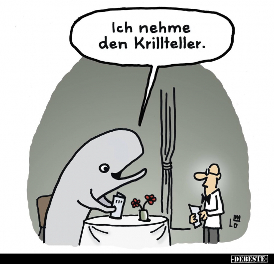 Ich nehme den Krillteller... - Lustige Bilder | DEBESTE.de