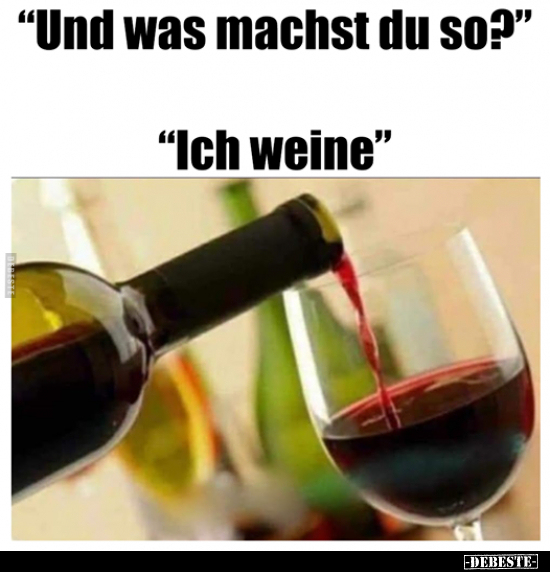 "Und was machst du so?"..