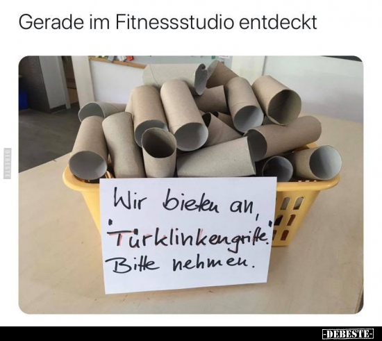 Gerade im Fitnessstudio entdeckt.. - Lustige Bilder | DEBESTE.de