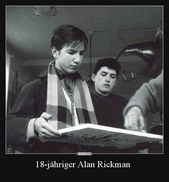 18-jähriger Alan Rickman