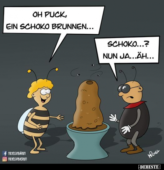 Oh Puck, ein Schoko Brunnen... - Lustige Bilder | DEBESTE.de