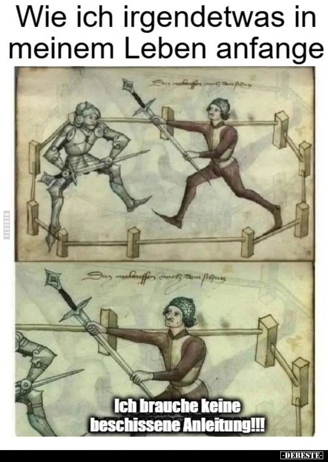 Wie ich irgendetwas in meinem Leben anfange.. - Lustige Bilder | DEBESTE.de