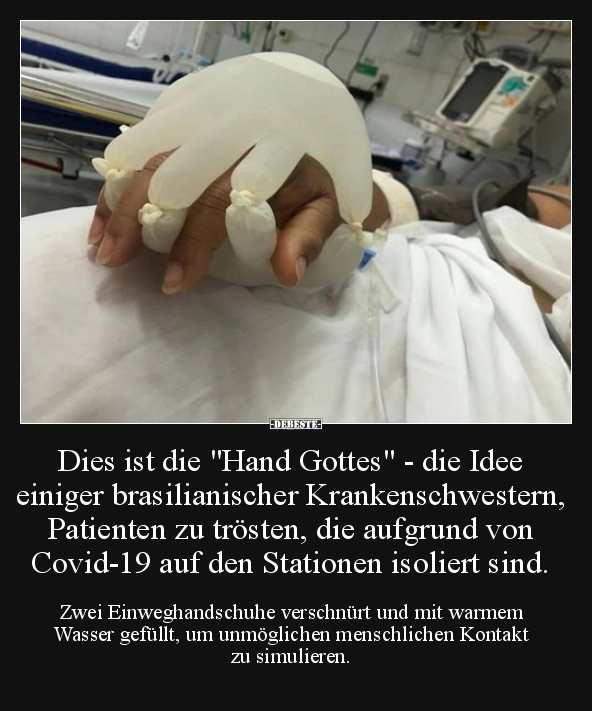 Dies ist die "Hand Gottes" - die Idee einiger..
