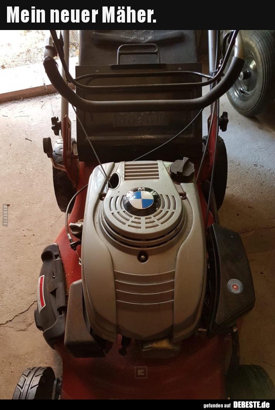 Mein neuer Mäher...