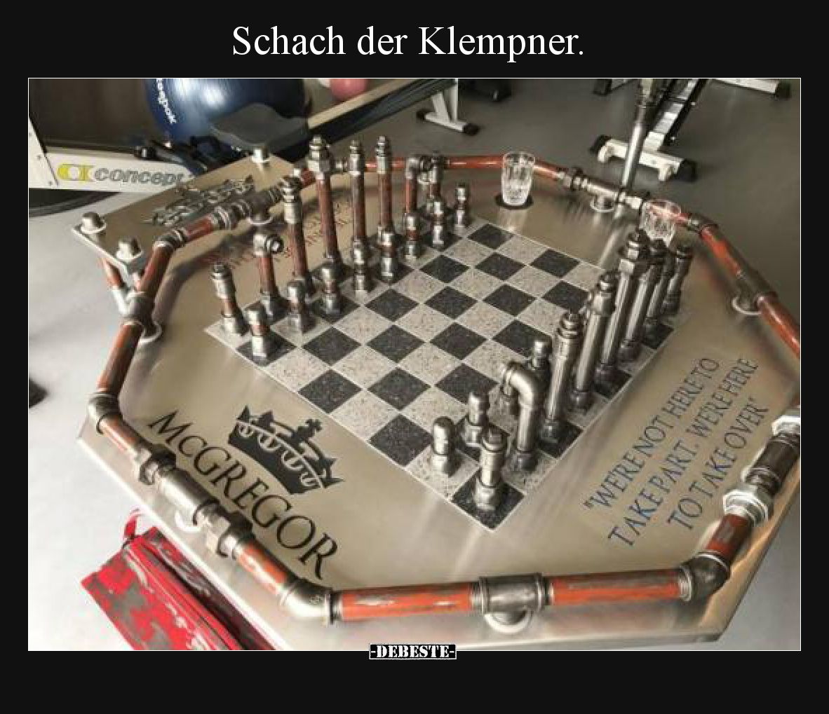 Schach der Klempner.