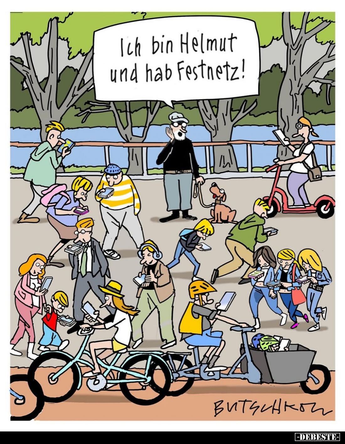 Ich bin Helmut und hab Festnetz!