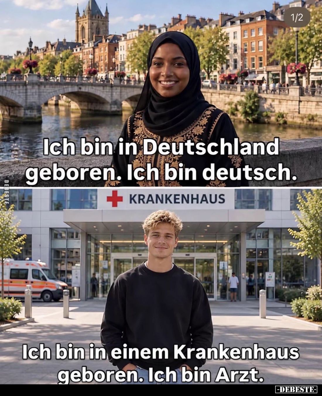 Ich bin in Deutschland geboren. Ich bin deutsch... - Lustige Bilder | DEBESTE.de