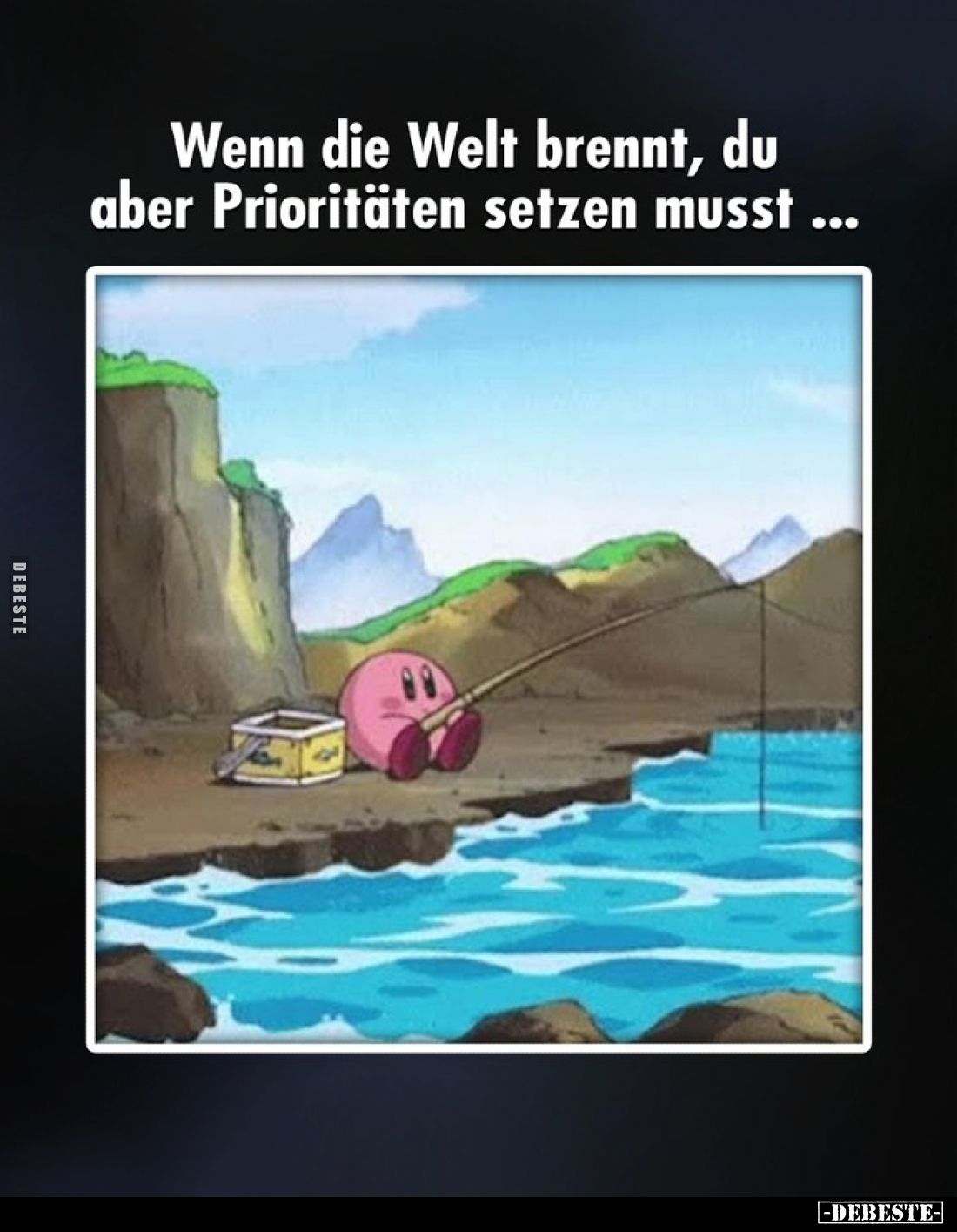 Wenn die Welt brennt, du
aber Prioritäten setzen musst...