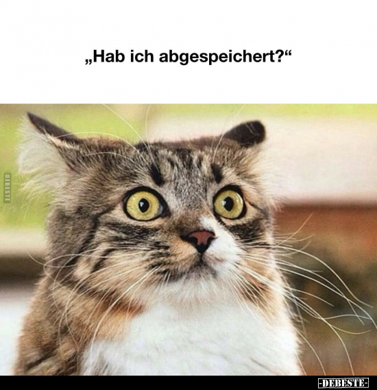 "Hab ich abgespeichert?".. - Lustige Bilder | DEBESTE.de