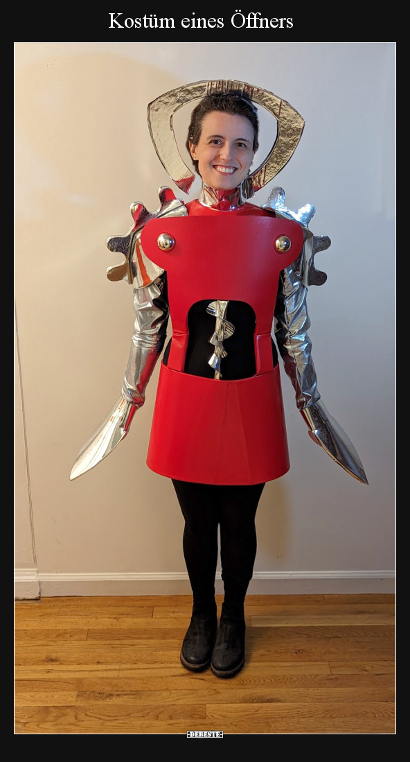 Kostüm eines Öffners