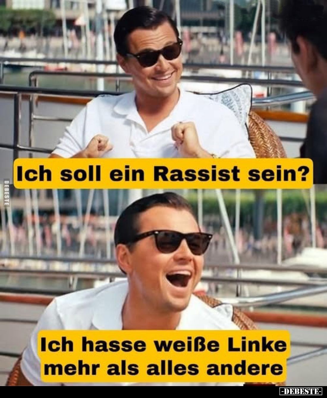 Ich soll ein Rassist sein?
Ich hasse weiße Linke mehr als alles andere