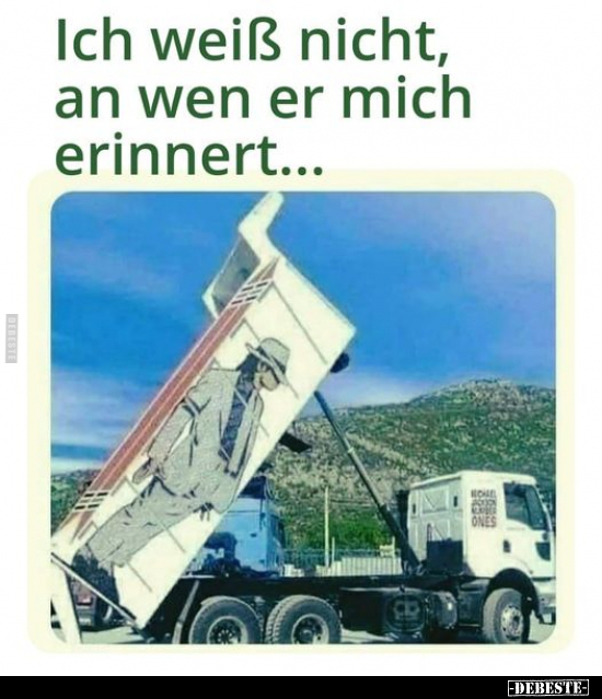 Ich weiß nicht, an wen er mich erinnert... - Lustige Bilder | DEBESTE.de