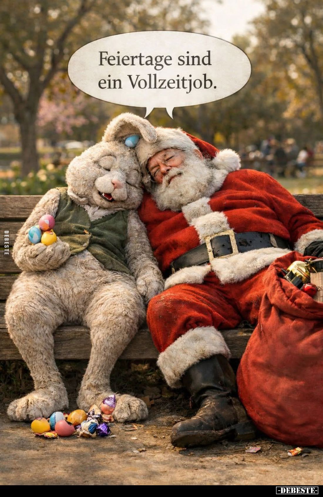 Feiertage sind ein Vollzeitjob... - Lustige Bilder | DEBESTE.de
