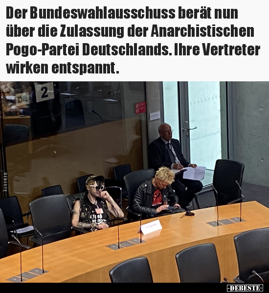 Der Bundeswahlausschuss berät nun über die Zulassung der.. - Lustige Bilder | DEBESTE.de