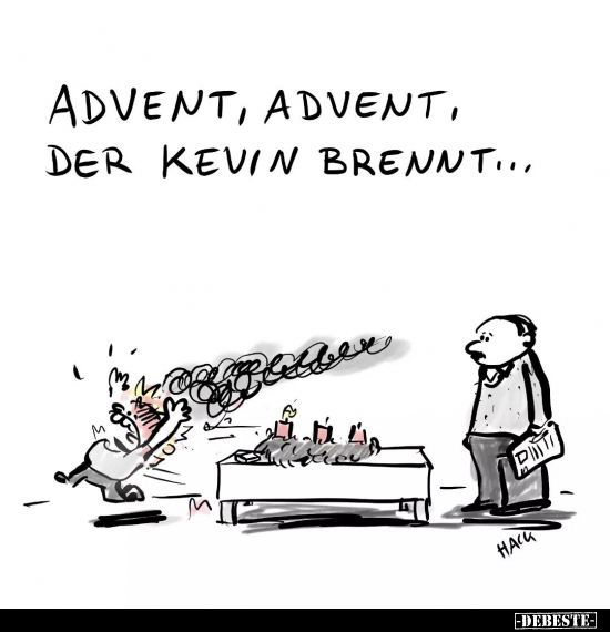 Advent, Advent, der Kevin brennt... - Lustige Bilder | DEBESTE.de