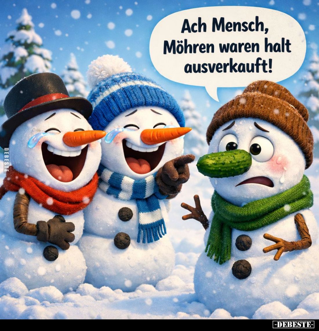 Ach Mensch, Möhren waren halt ausverkauft!