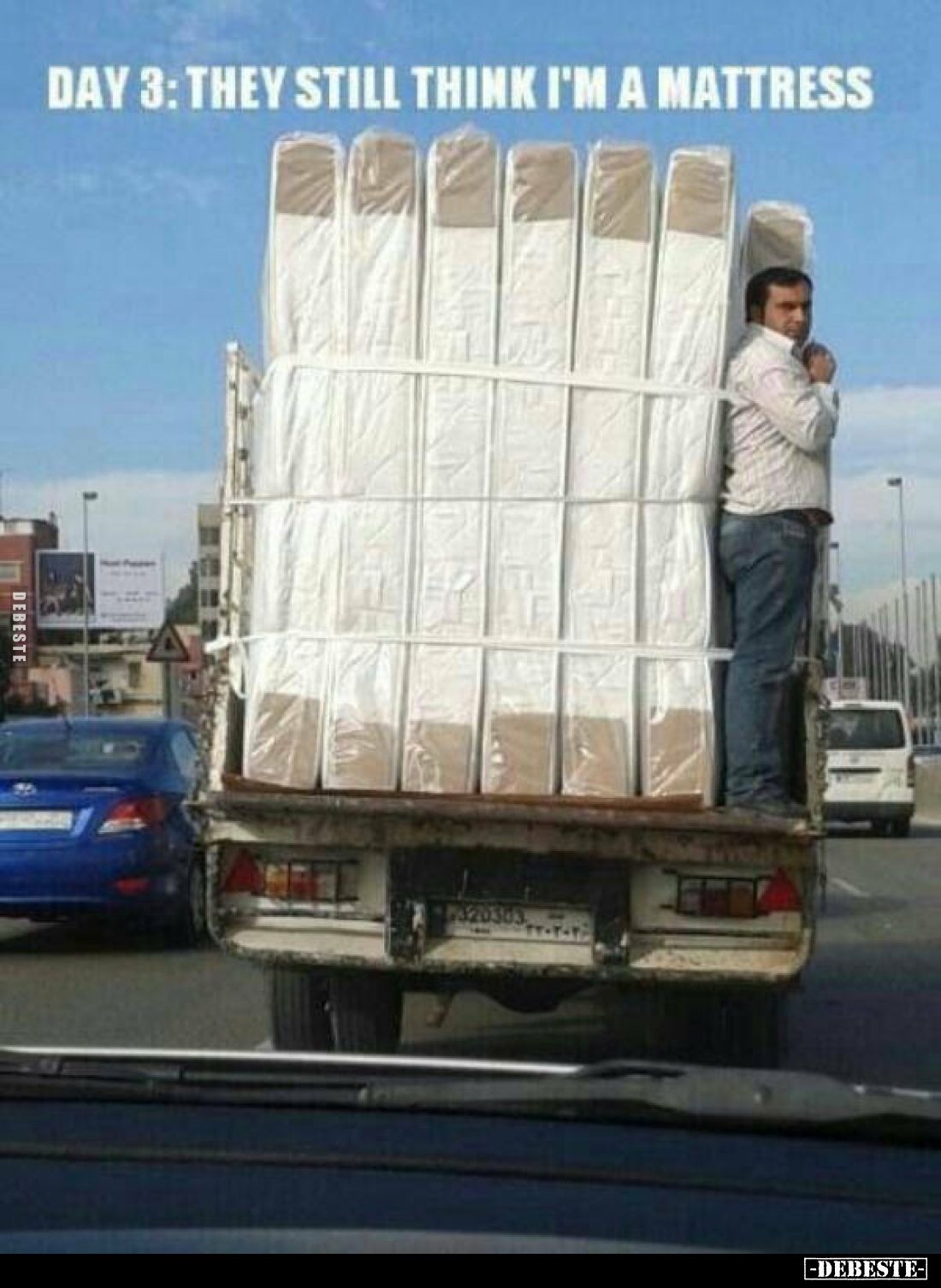 DAY 3: THEY STILL THINK I'M A MATTRESS