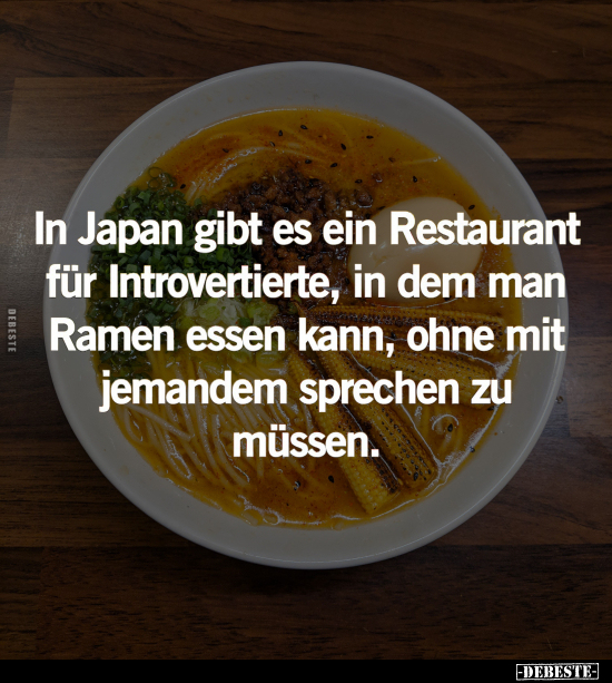 In Japan gibt es ein Restaurant für Introvertierte.. - Lustige Bilder | DEBESTE.de