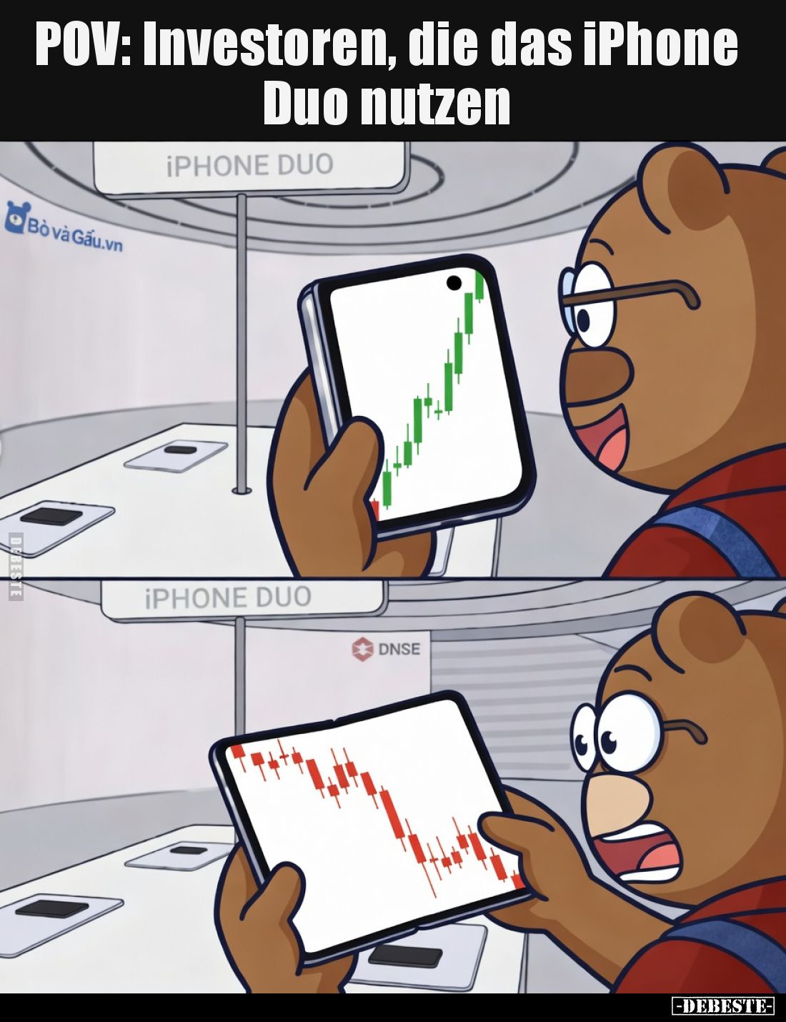POV: Investoren, die das iPhone Duo nutzen.. - Lustige Bilder | DEBESTE.de