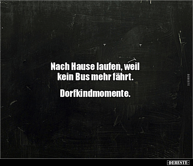 Nach Hause laufen, weil kein Bus mehr.. - Lustige Bilder | DEBESTE.de