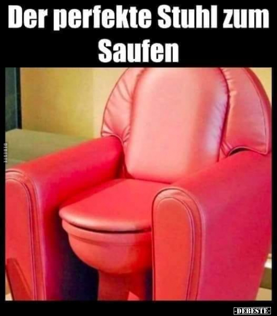 Der perfekte Stuhl zum Saufen.. - Lustige Bilder | DEBESTE.de