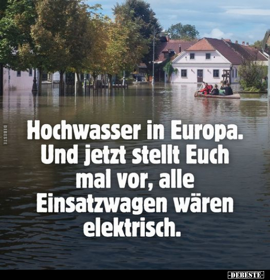 Hochwasser in Europa.. - Lustige Bilder | DEBESTE.de