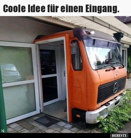 Coole Idee für einen Eingang... - Lustige Bilder | DEBESTE.de