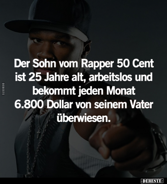 Der Sohn vom Rapper 50 Cent ist 25 Jahre alt.. - Lustige Bilder | DEBESTE.de