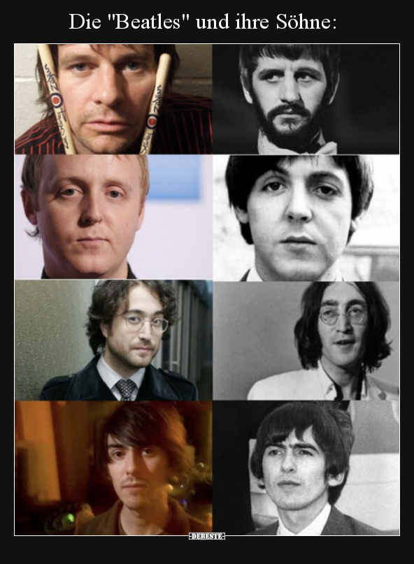 Die "Beatles" und ihre Söhne: