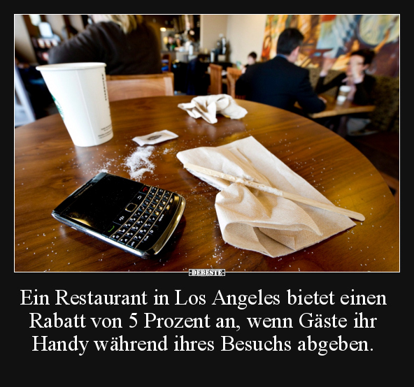 Ein Restaurant in Los Angeles bietet einen Rabatt.. - Lustige Bilder | DEBESTE.de