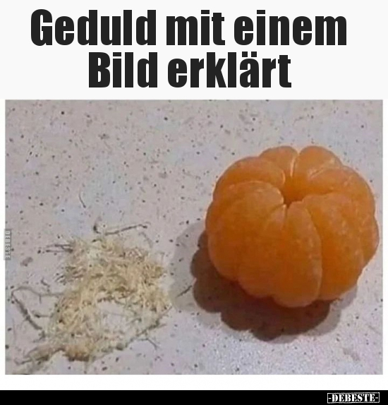 Geduld mit einem Bild erklärt.. - Lustige Bilder | DEBESTE.de