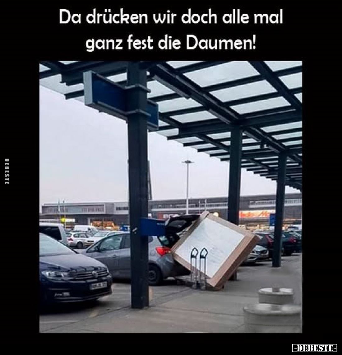 Da drücken wir doch alle mal ganz fest die Daumen!