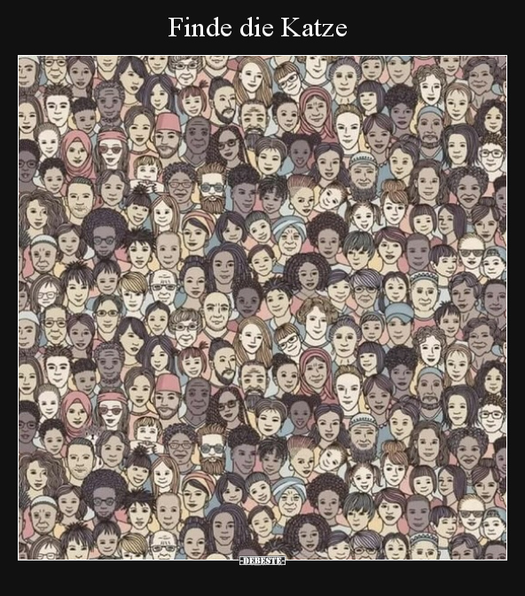 Finde die Katze