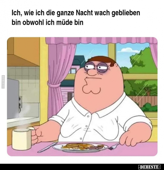 Ich, wie ich die ganze Nacht wach geblieben bin.. - Lustige Bilder | DEBESTE.de