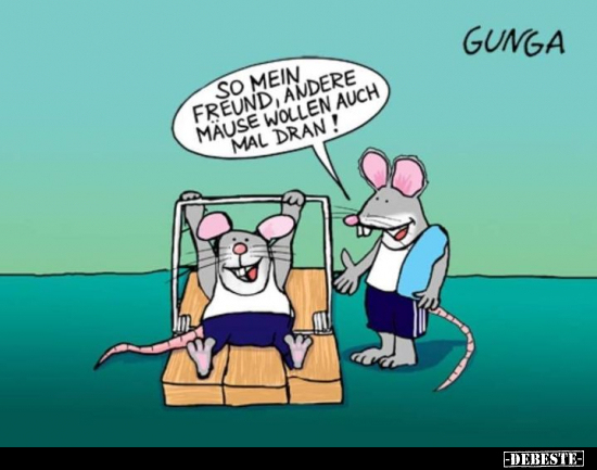 So mein Freund, andere Mäuse wollen auch mal dran!.. - Lustige Bilder | DEBESTE.de