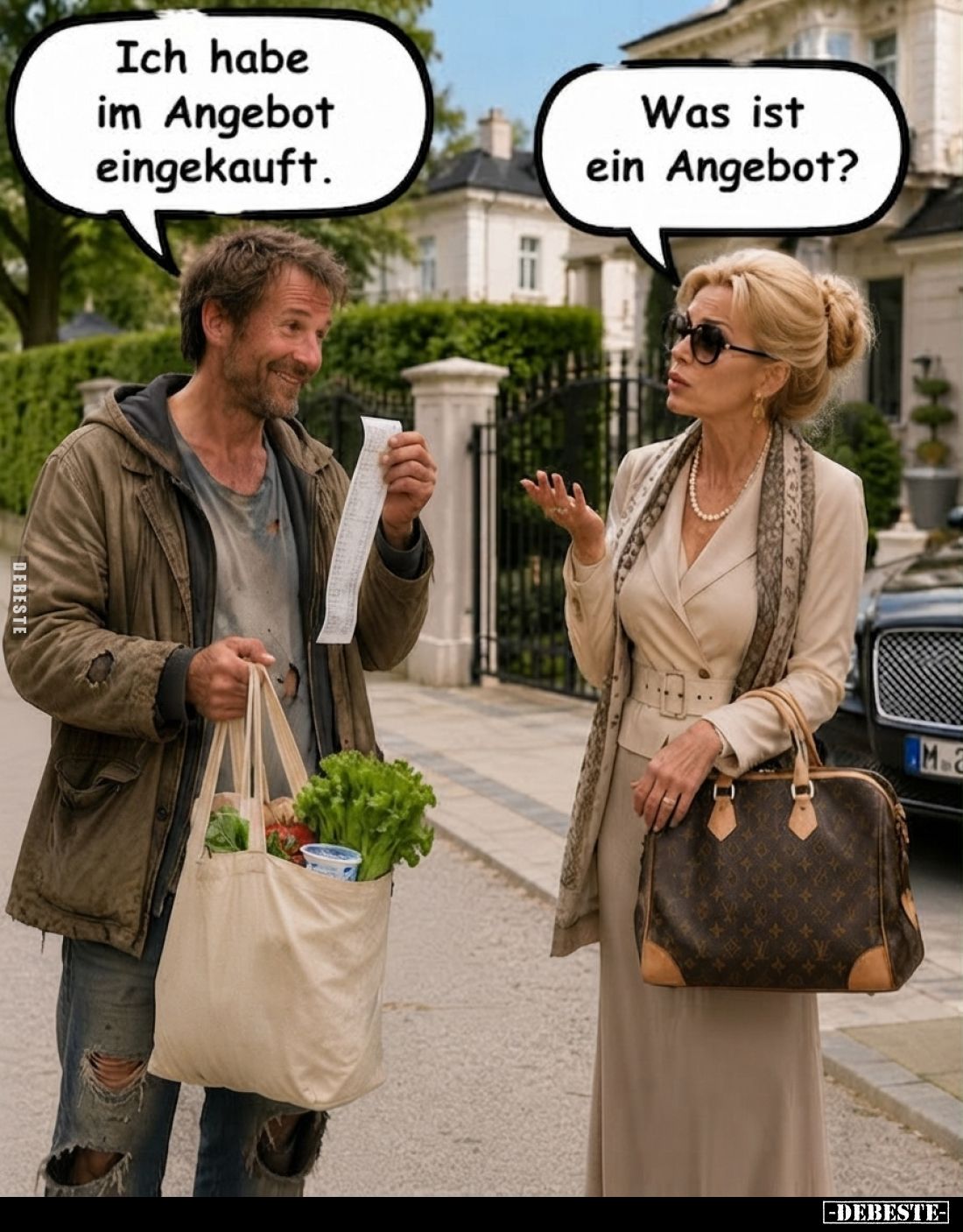 Ich habe im Angebot eingekauft.
-
Was ist ein Angebot?
