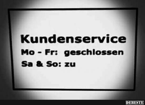 Das ist Service, einfach Klasse. - Lustige Bilder | DEBESTE.de